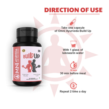 Build Up Capsules Direction of use
